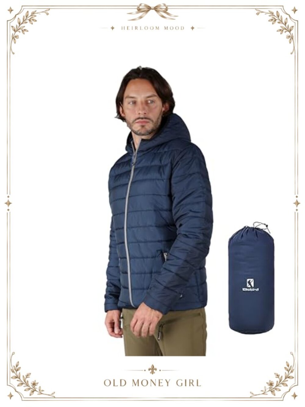 Men's Lightweight Insulated Puffer Jacket Quilted Hooded Packable Winter Coat
